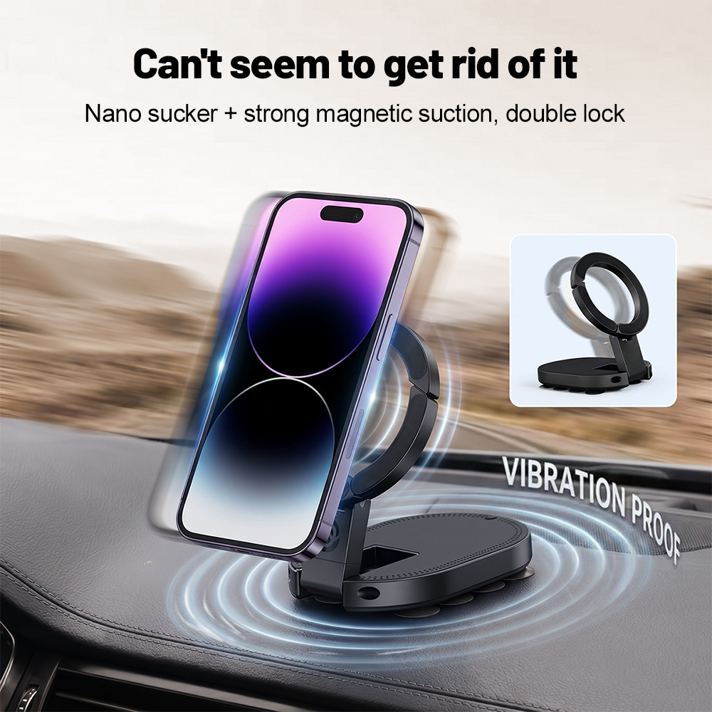 Bedroom Furniture - 360 ° Draaibare 3-in-1 zuignap magnetische
