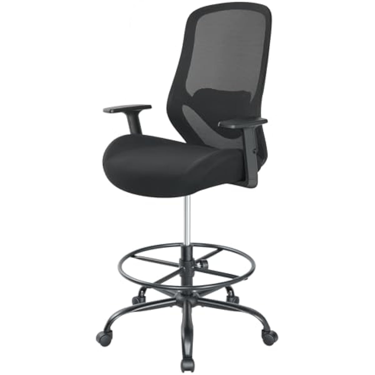 Chairs - Ergonomische hoge tekenstoel met zitting van