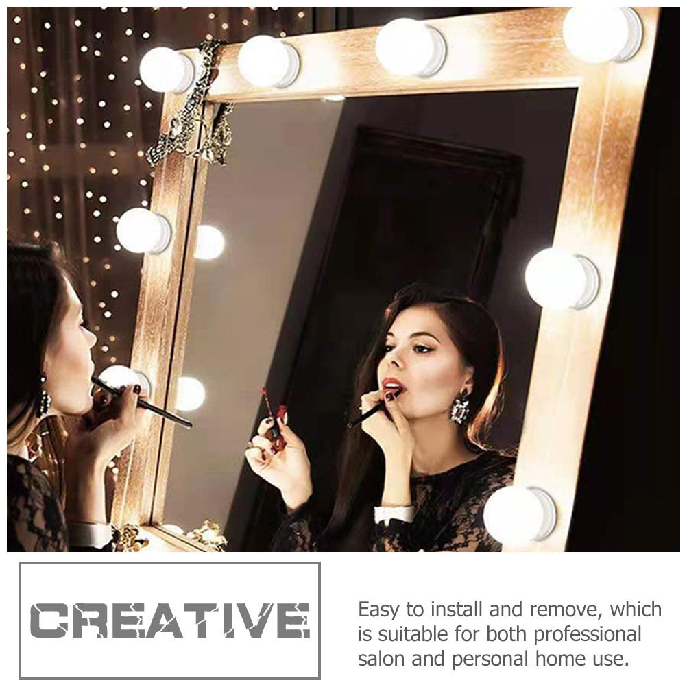 Dressing Table Vanity With Lighted Mirror - 1 set LED make-up spiegelverlichting, verstelbare