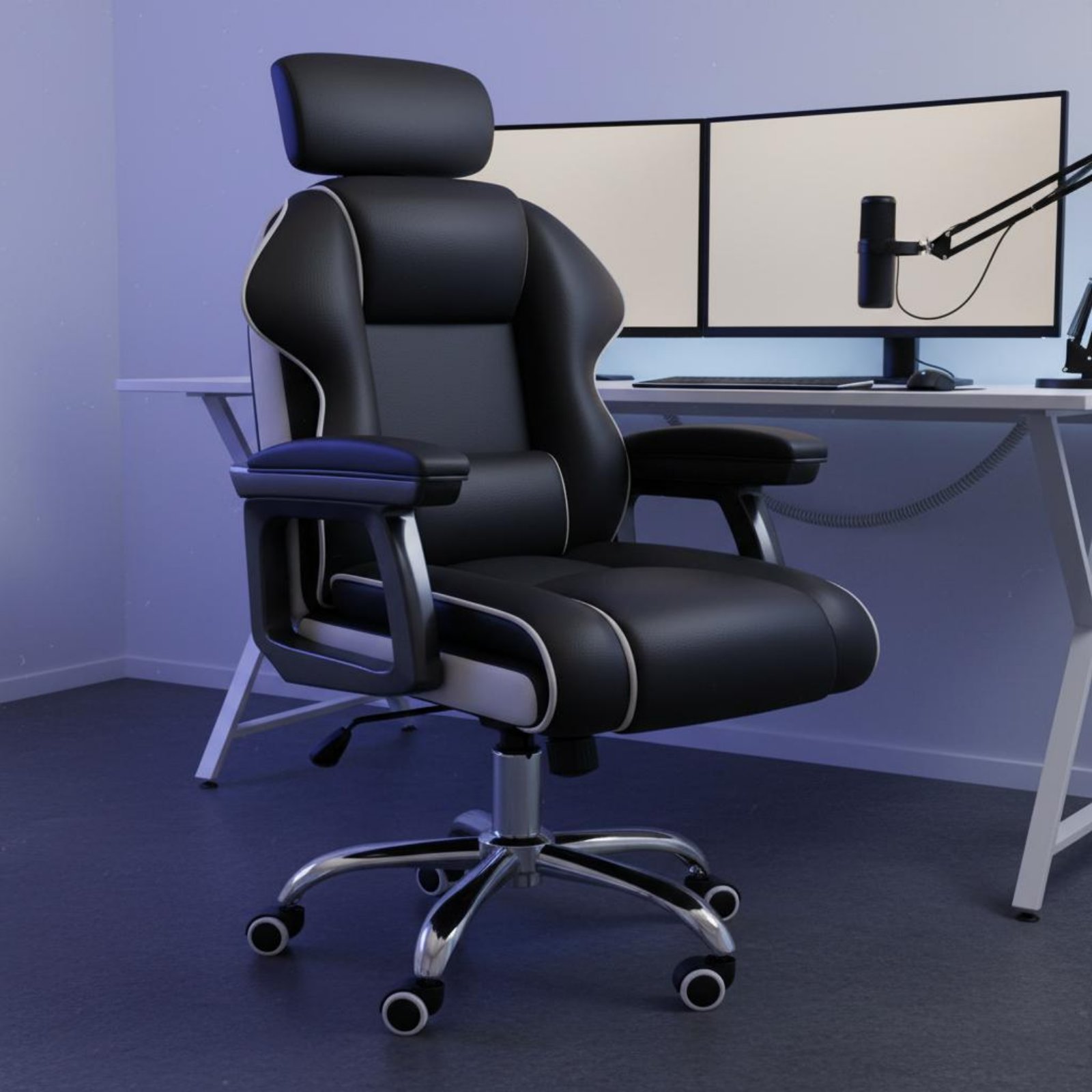 Office Furniture - Ergonomische gamingstoel, in hoogte verstelbaar, hoge