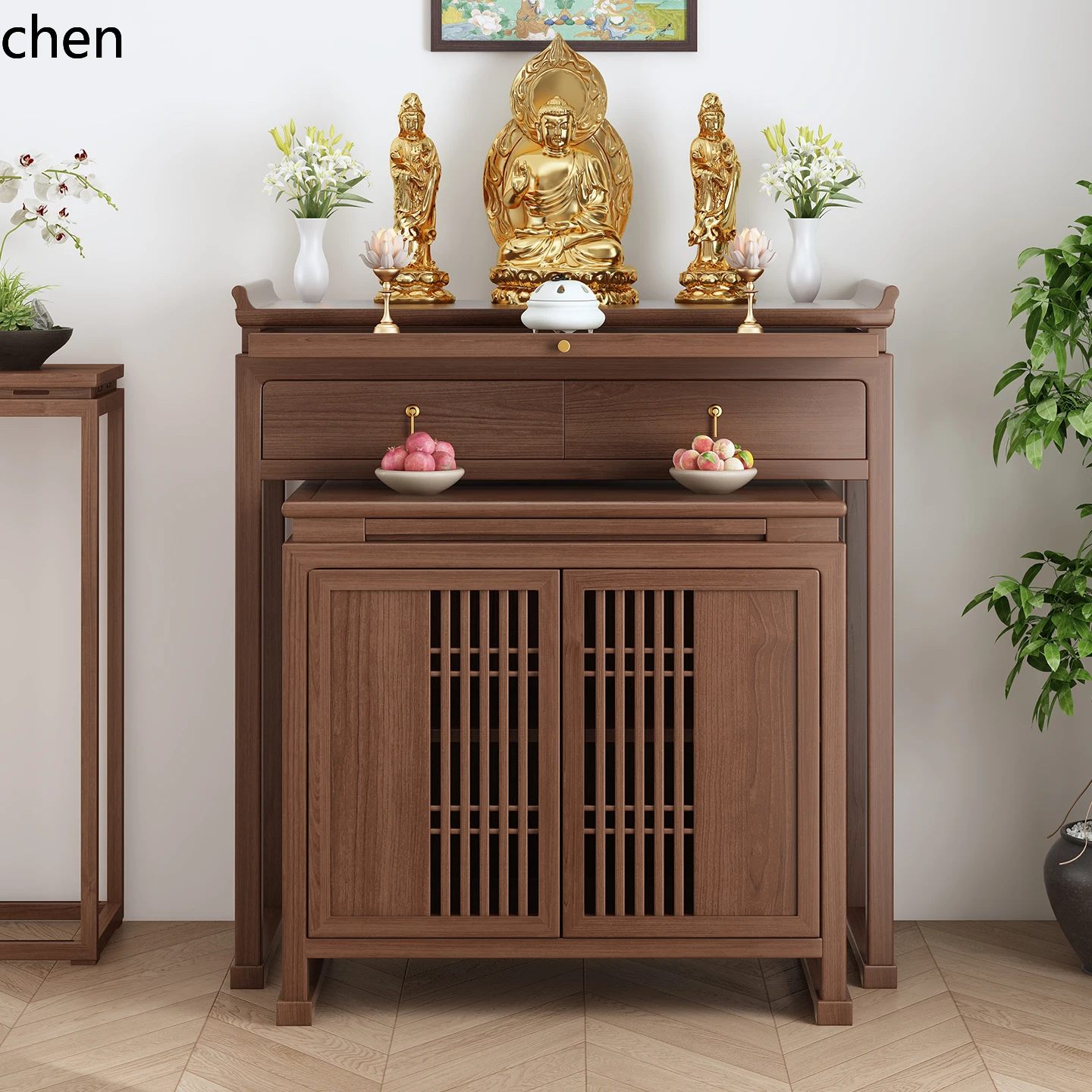 Tables - r5.20 kersenhouten aanbiedingstafel Shentai huishoudelijke massief