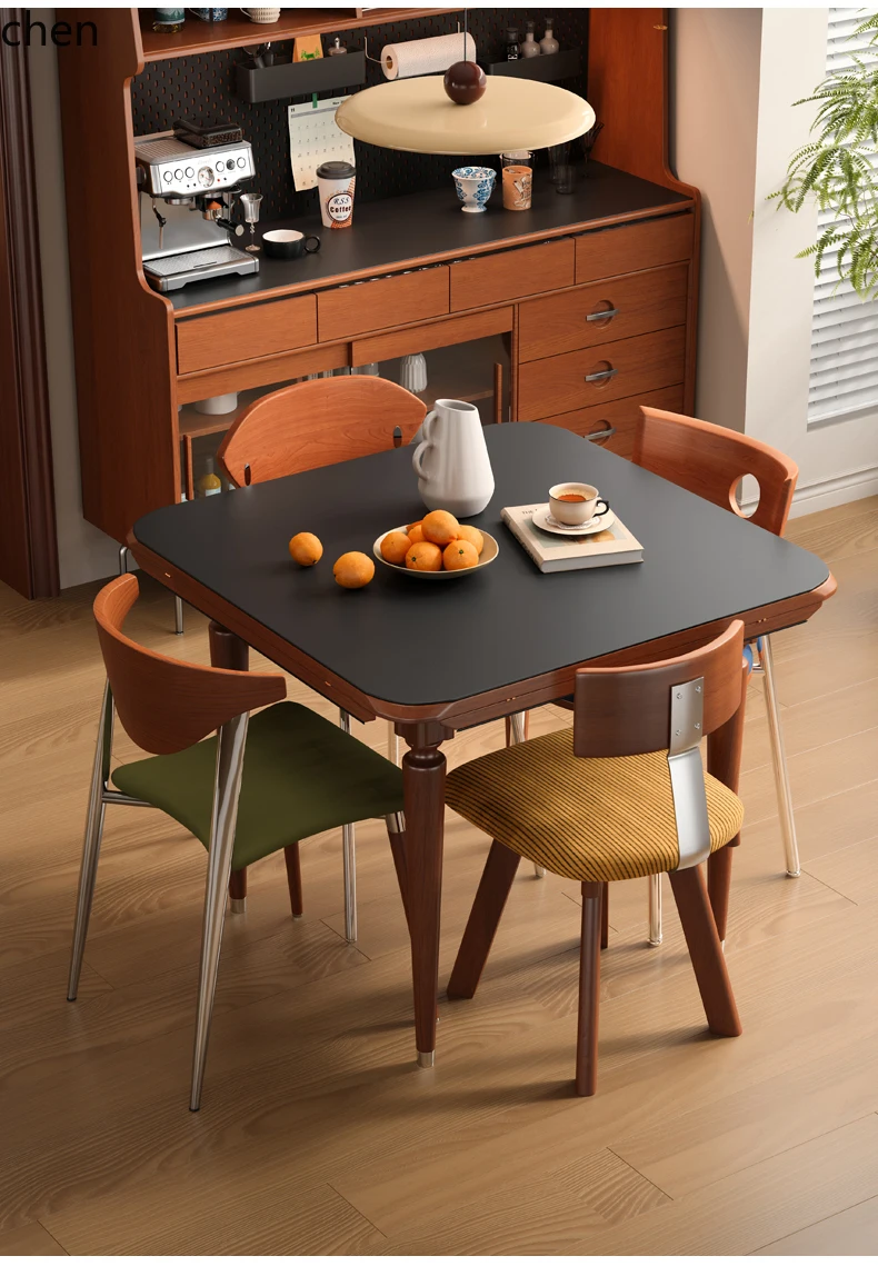 Chairs - i5.21 Massief houten rotsplaat Telescopische eettafel