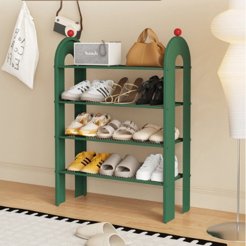 Shoe Rack Cabinet Narrow Entryway - Creatief smal schoenenrek, ijzeren schoenenorganizer met