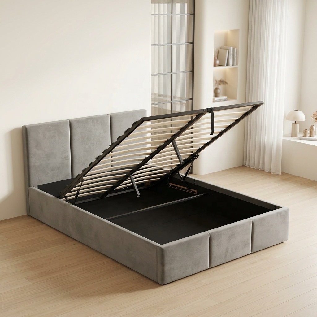 Gas Lift Storage Bed Hydraulic - Gratis voorbeeld van een modern zacht