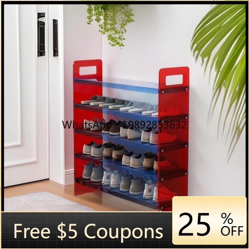 Shoe Rack Cabinet Narrow Entryway - LYY Lichte luxe eenvoudige schoenenrek voor