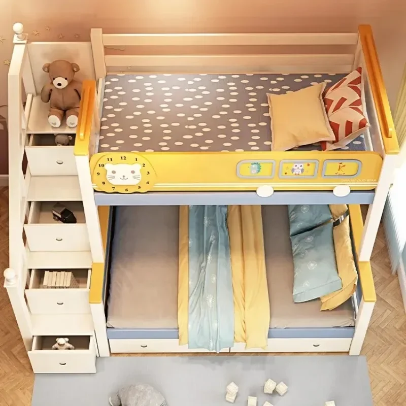 Houten kinderkamer stapelbed m - Bunk Bed With Stairs And Slide recensie en prijs