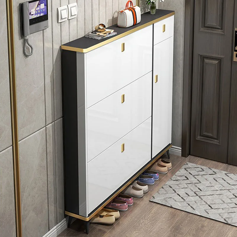 Ultradunne smalle schoenenkast - Shoe Rack Cabinet Narrow Entryway recensie en prijs