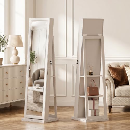 4-in-1 Sieradenkast Sieradenka - Full Length Mirror Jewelry Armoire recensie en prijs