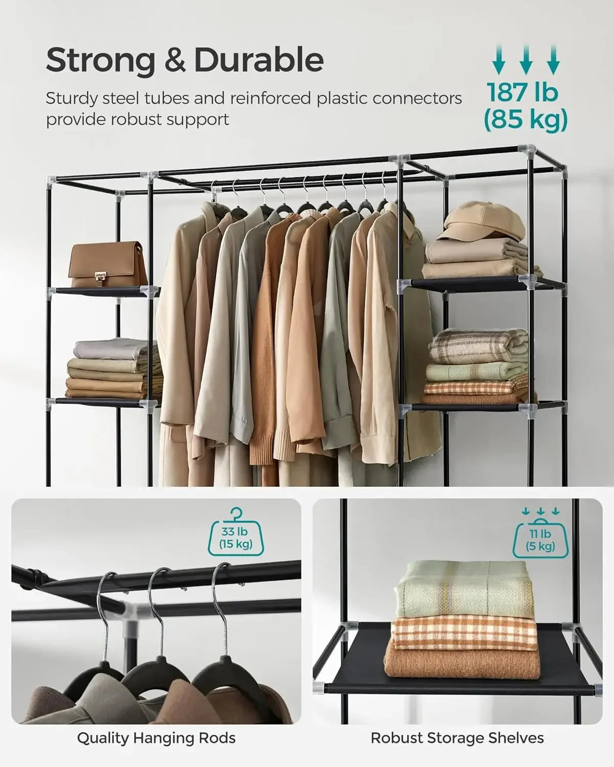 Cheng-Closet kledingkast, draa - Wardrobe Closet Portable Fabric Cover recensie en prijs