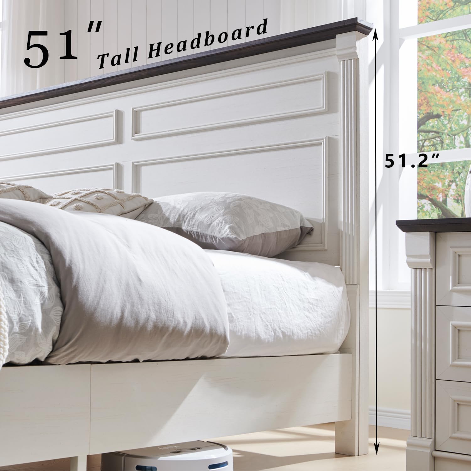 Boerderijstijl Kingsize Bedfra - King Size Bed Frame With Storage Drawers recensie en prijs