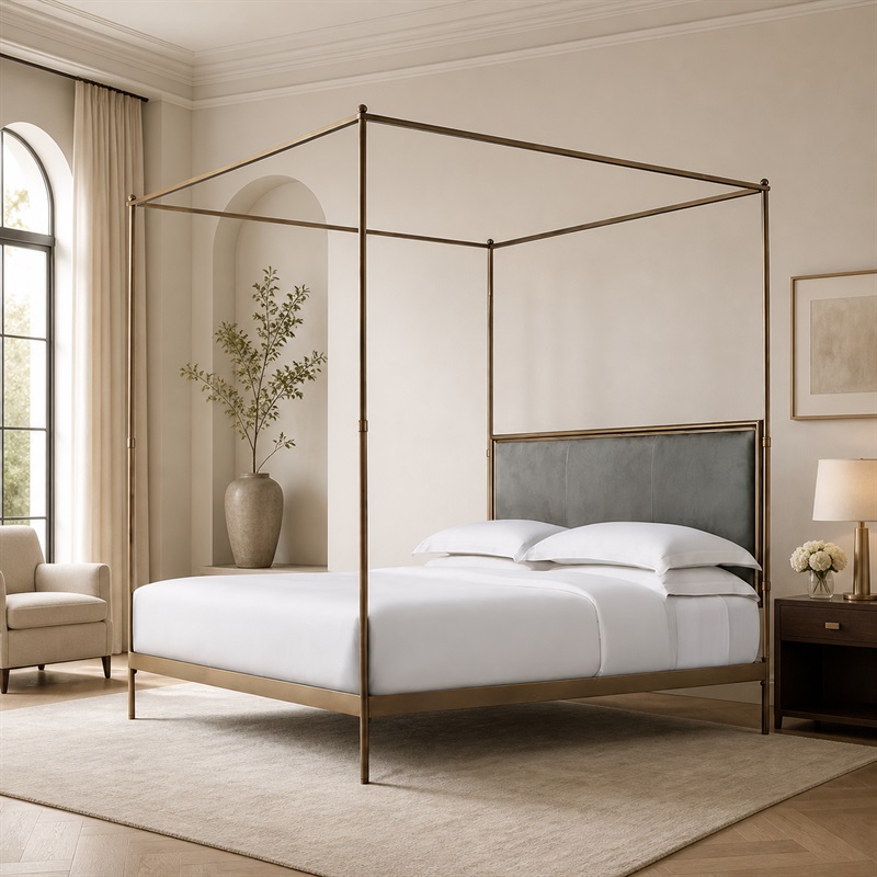 xx-Modern metalen bedframe in  - Canopy Bed Frame Metal Queen recensie en prijs