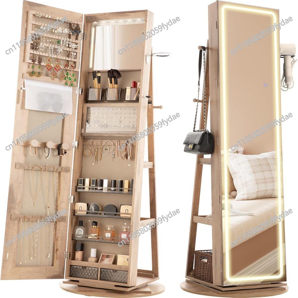 Spiegeljuwelendoos staand, 360 - Full Length Mirror Jewelry Armoire recensie en prijs