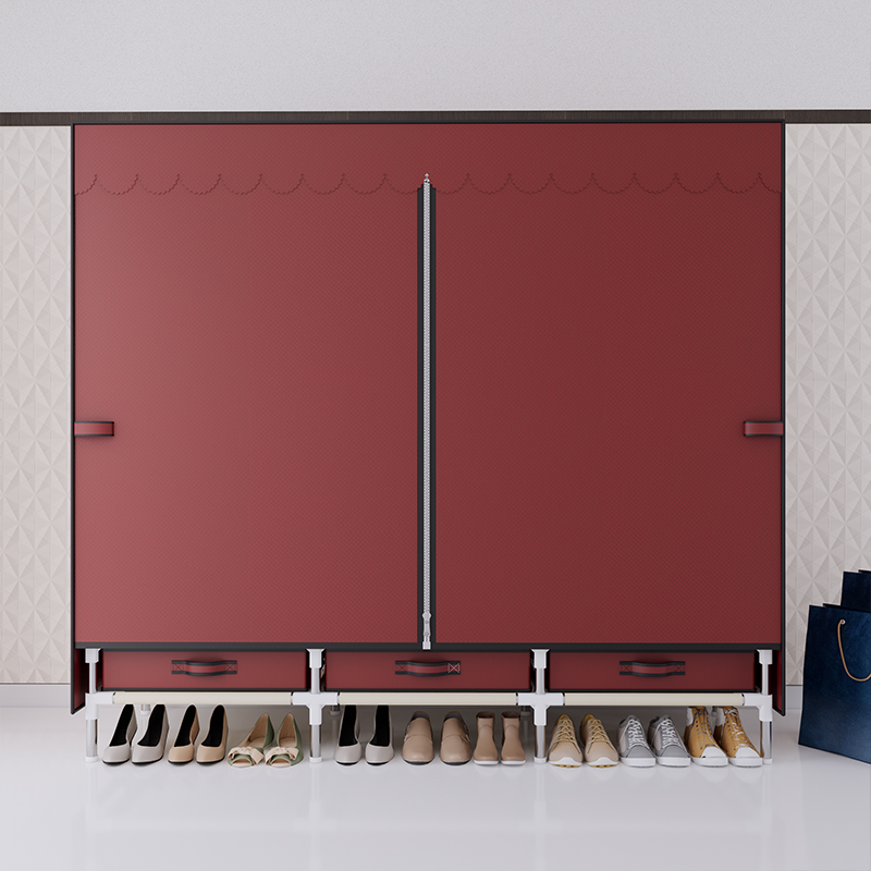 Draagbare kledingkast, kleding - Wardrobe Closet Portable Fabric Cover recensie en prijs