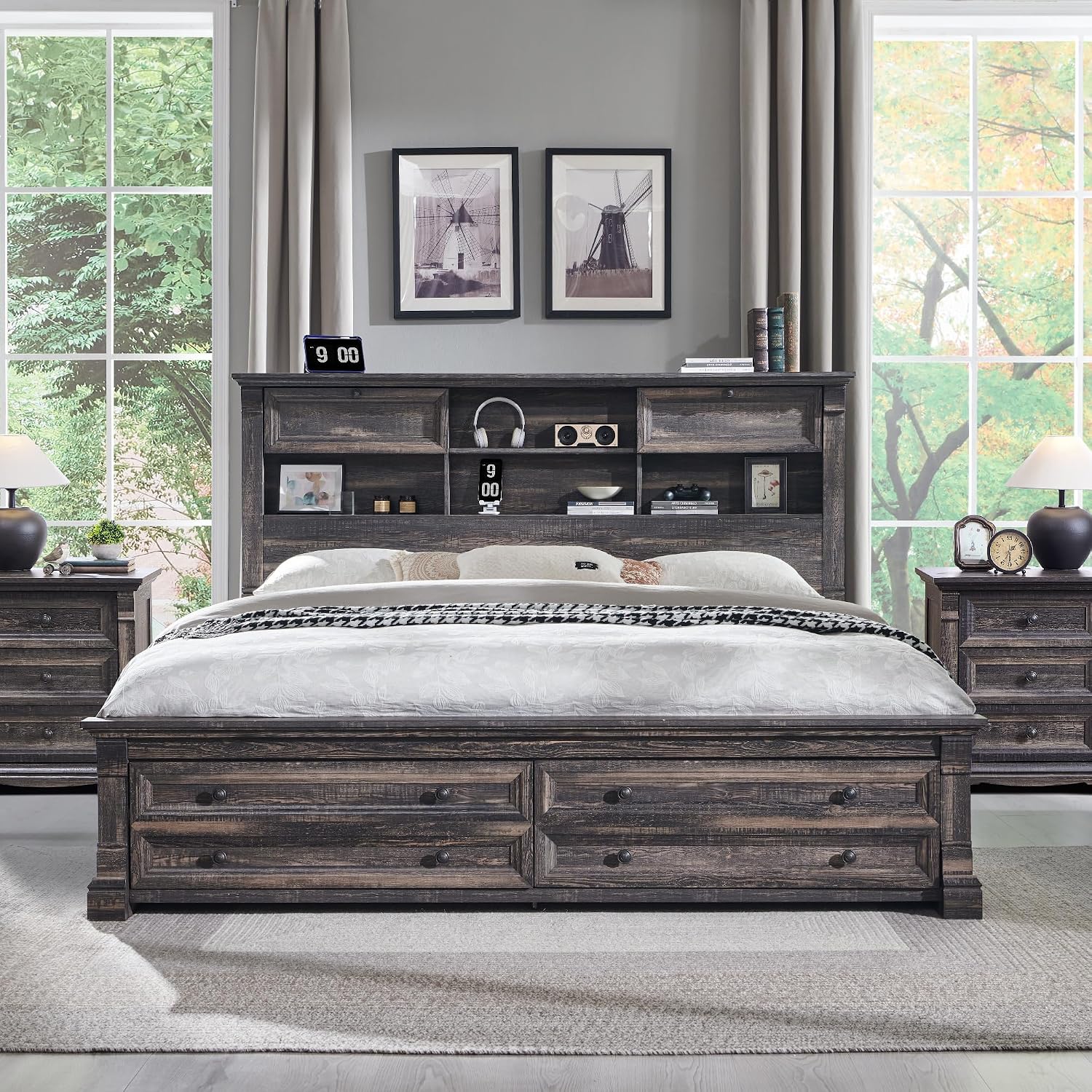 Kingsize bedframe, 54