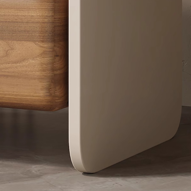 Luxe massief houten draaibare  - Solid Wood Nightstand 2 Drawers recensie en prijs