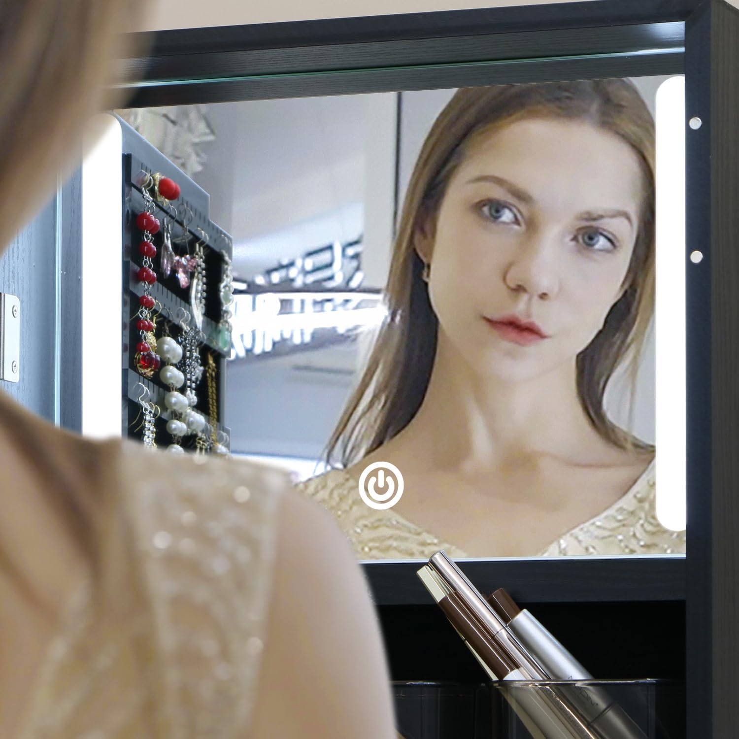Volledig Opvallende Sieradenka - Full Length Mirror Jewelry Armoire recensie en prijs