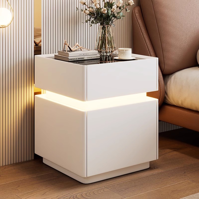 Intelligent nachtkastje met se - Solid Wood Nightstand 2 Drawers recensie en prijs