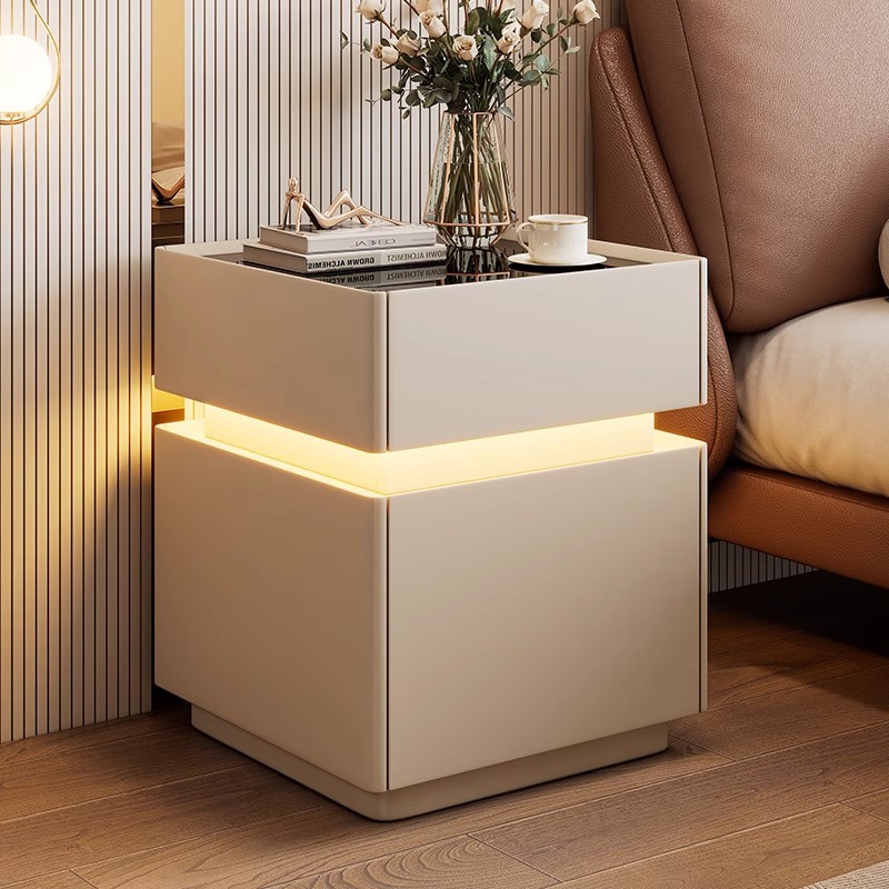 Intelligent nachtkastje met se - Solid Wood Nightstand 2 Drawers recensie en prijs