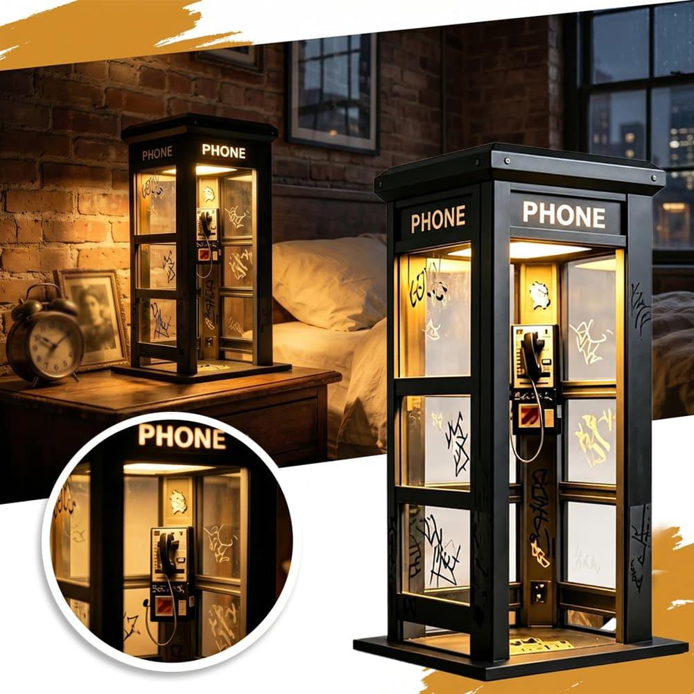 Retro Graffiti Telefooncel Taf - Bedroom Furniture recensie en prijs