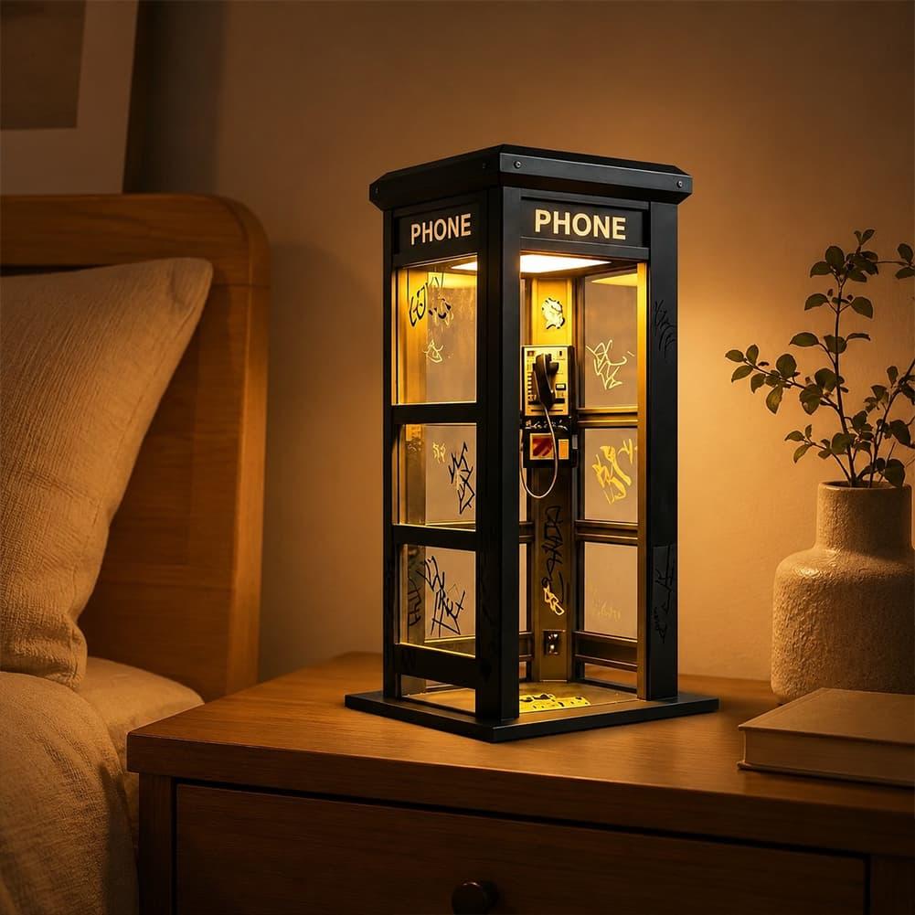 Retro Graffiti Telefooncel Taf - Bedroom Furniture recensie en prijs