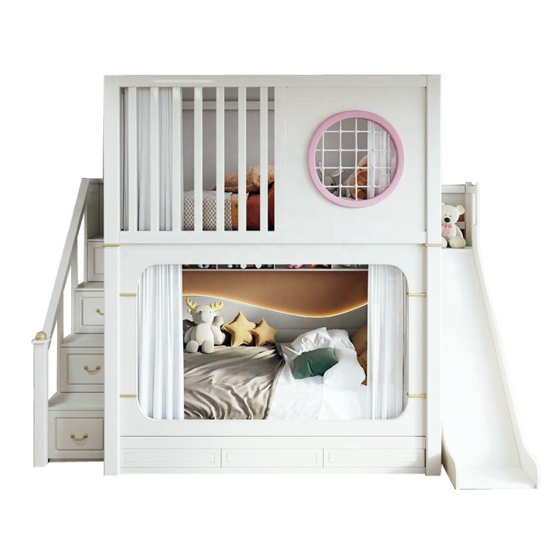 Kinderstapelebedden met glijba - Bunk Bed With Stairs And Slide recensie en prijs