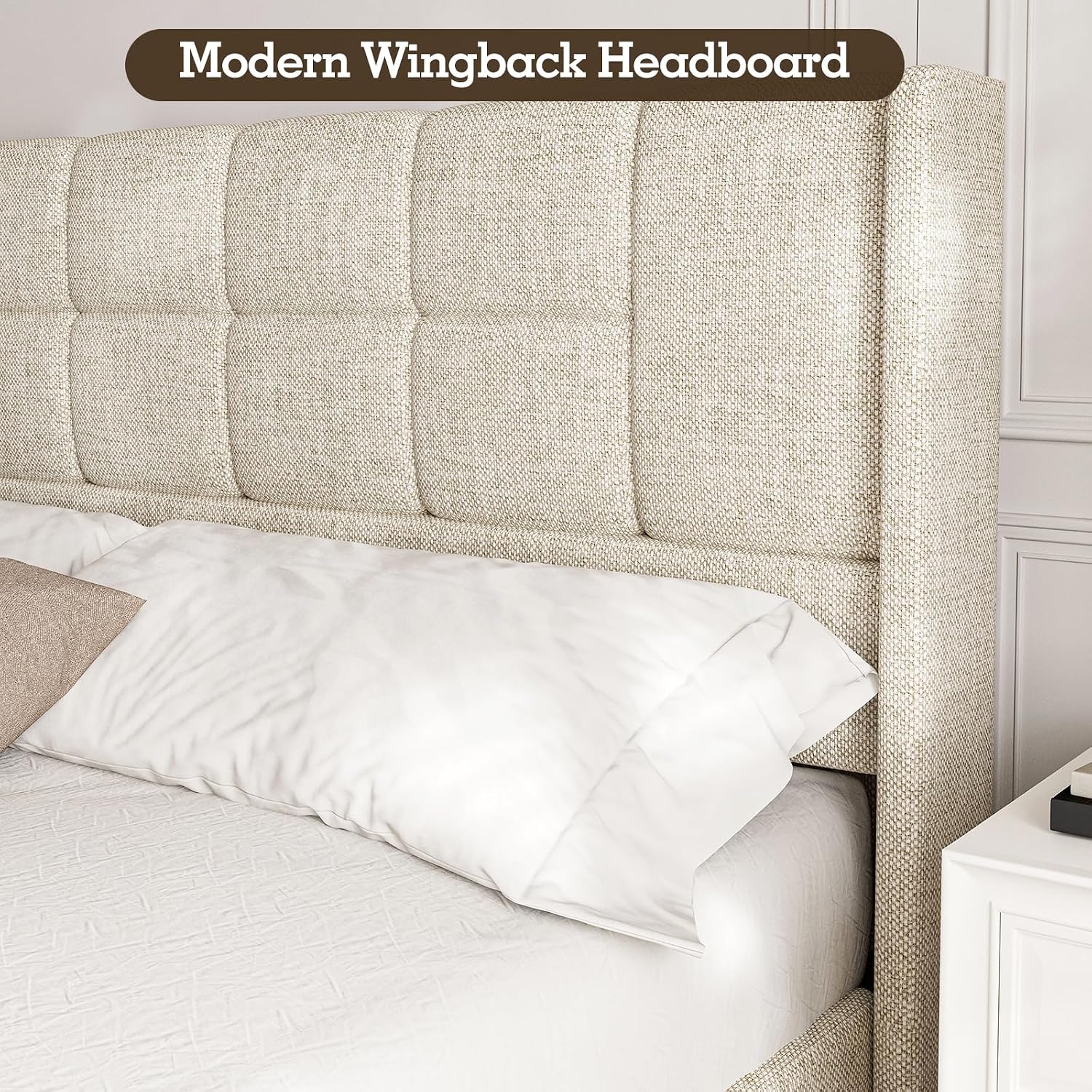 Kingsize bedframe met hydrauli - Gas Lift Storage Bed Hydraulic recensie en prijs