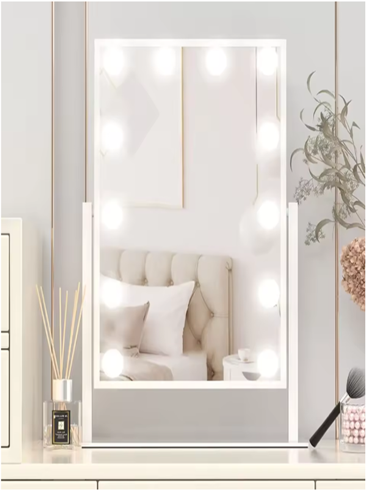 Afneembare LED-spiegelverlicht - Dressing Table Vanity With Lighted Mirror recensie en prijs