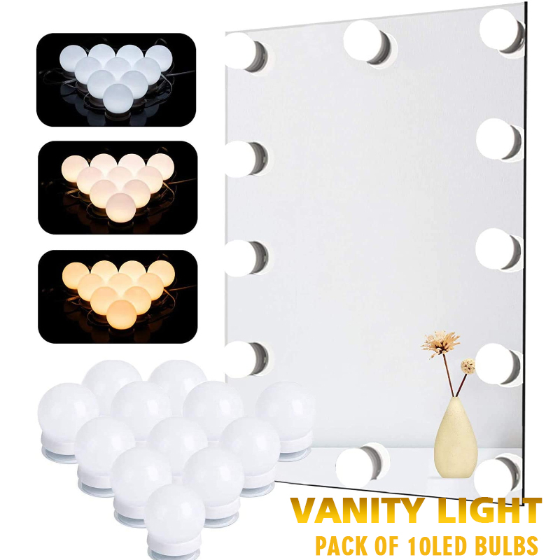 LED make-upspiegel gloeilampen - Dressing Table Vanity With Lighted Mirror recensie en prijs