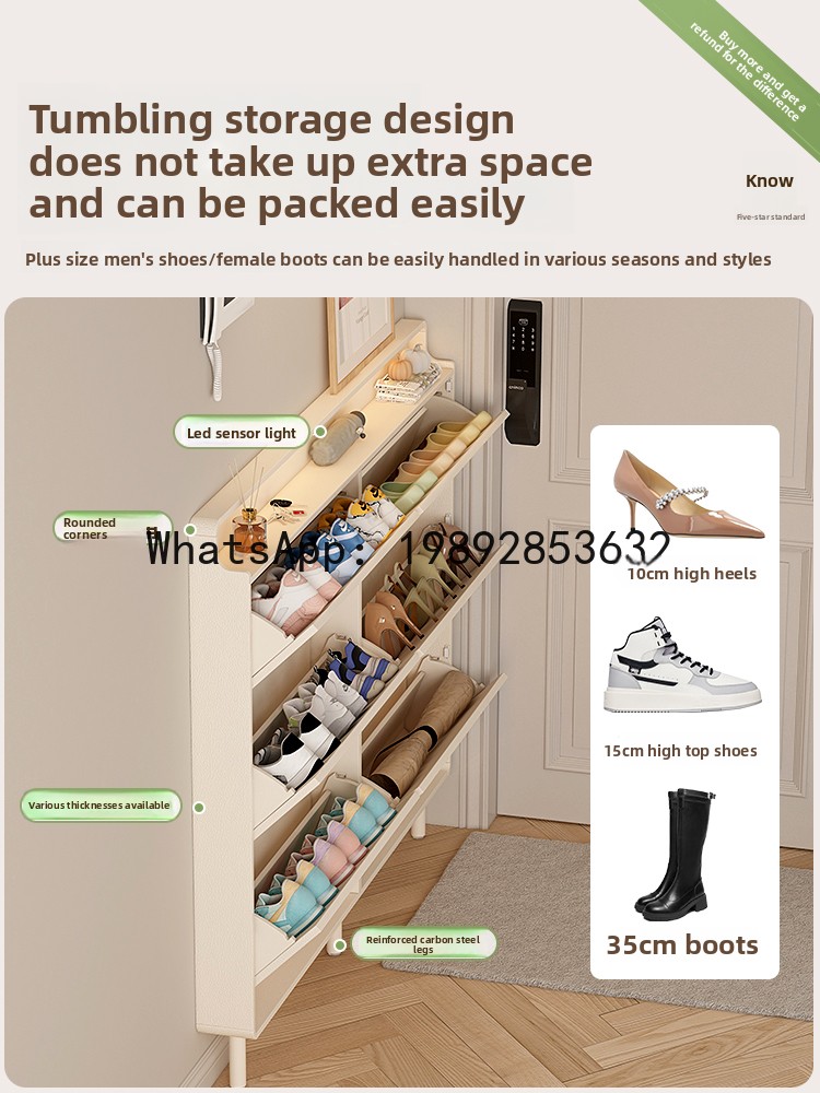 LYY Schoenenkast voor huisinga - Shoe Rack Cabinet Narrow Entryway recensie en prijs