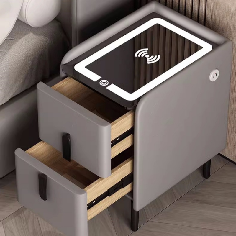 Slim nachtkastje in Scandinavi - Solid Wood Nightstand 2 Drawers recensie en prijs