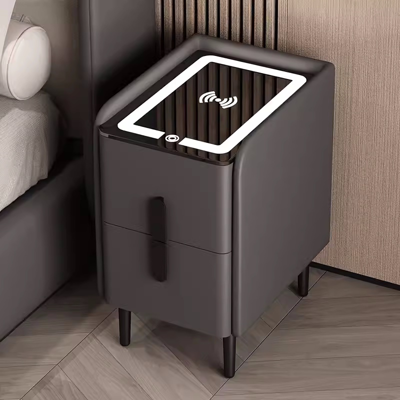 Slim nachtkastje in Scandinavi - Solid Wood Nightstand 2 Drawers recensie en prijs