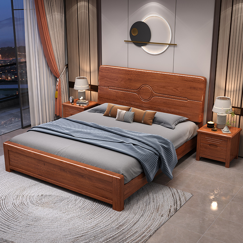 @￥Walnoot massief houten bed E - Gas Lift Storage Bed Hydraulic recensie en prijs