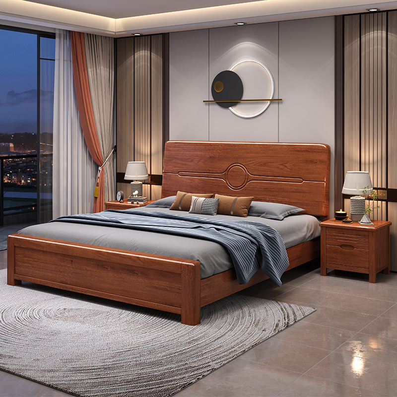 @￥Walnoot massief houten bed E - Gas Lift Storage Bed Hydraulic recensie en prijs