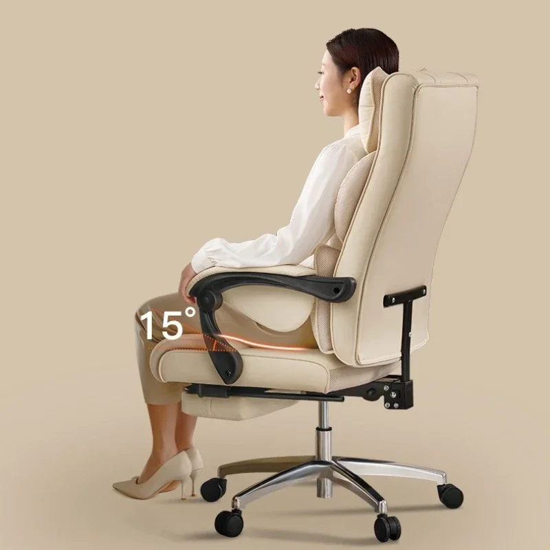 Lederen bureaustoel, relaxstoe - Sofas recensie en prijs