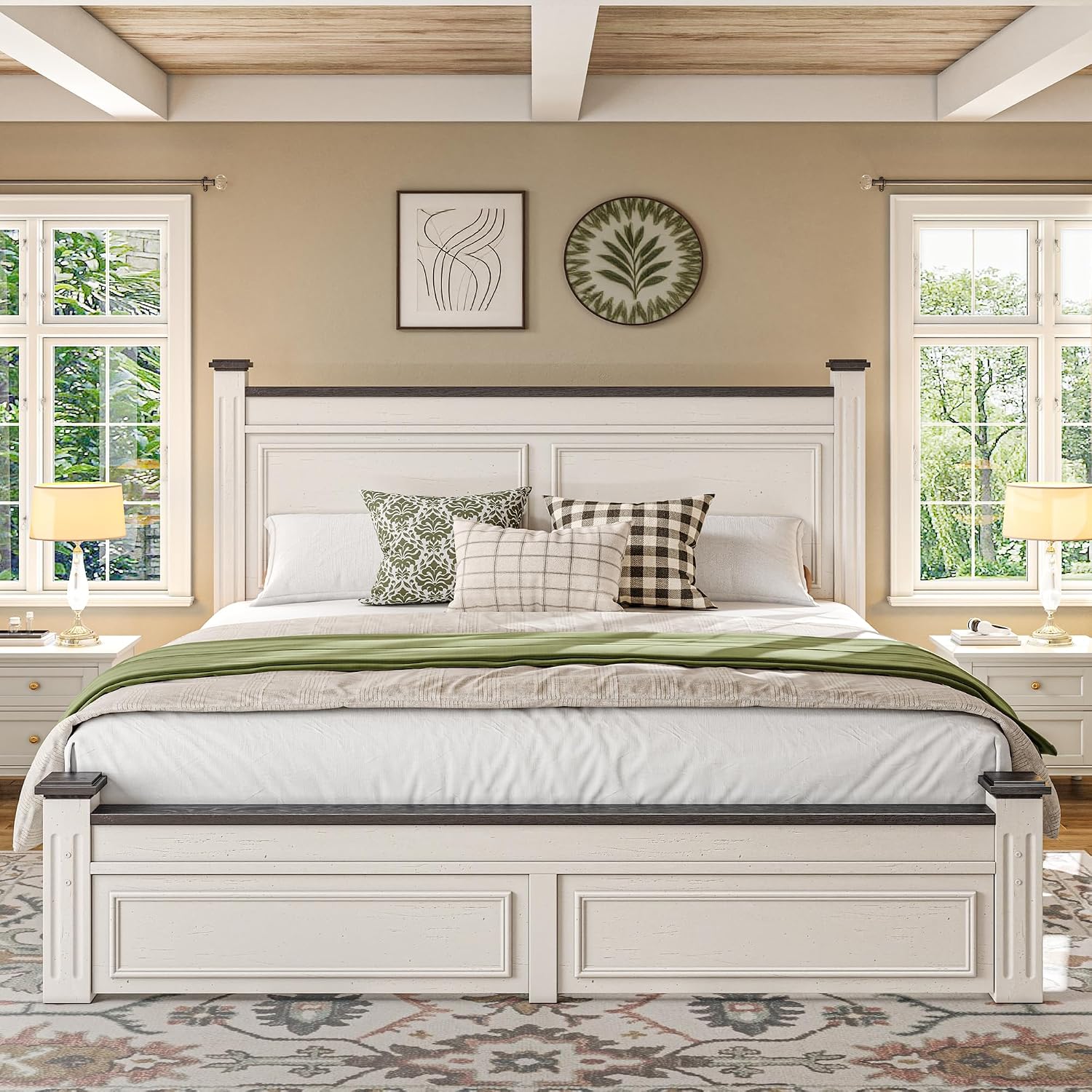Kingsize bedframe, 51 inch hoo - King Size Bed Frame With Storage Drawers recensie en prijs