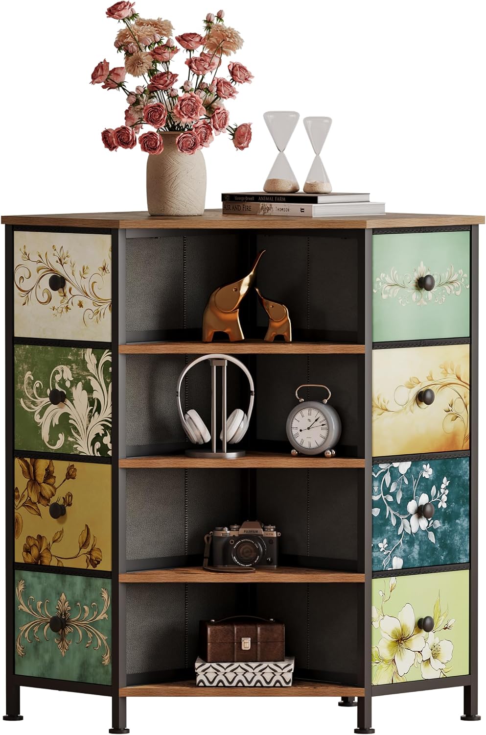 8-laden hoekkast met stoffen o - Bedroom Furniture recensie en prijs