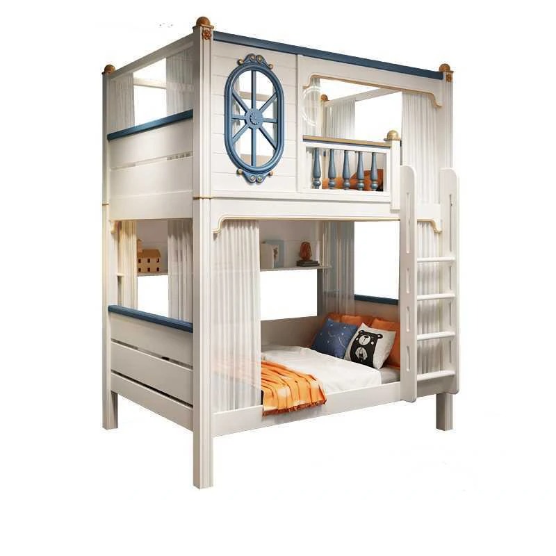 -Voor luxe kinderslaapkamermeu - Bunk Bed With Stairs And Slide recensie en prijs
