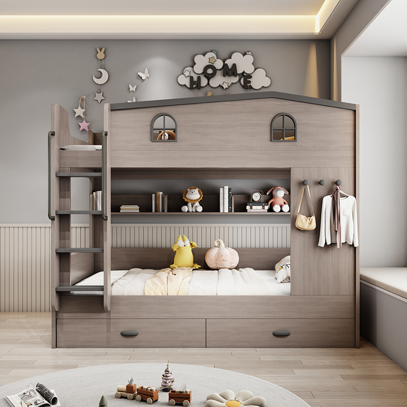 Nordic Dubbeldekker Kinderbedd - Bunk Bed With Stairs And Slide recensie en prijs