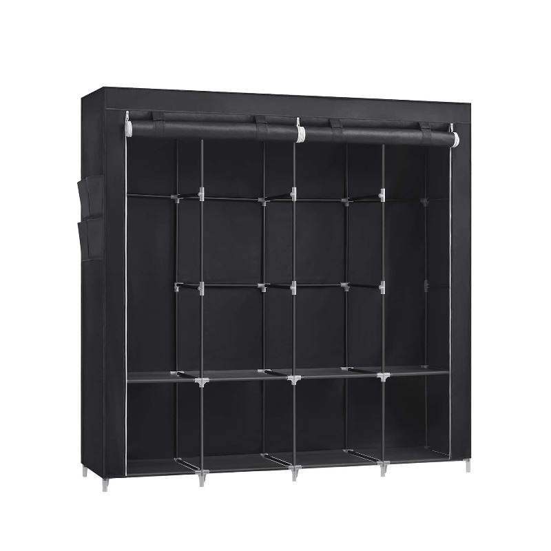 Draagbare kast, kledingkast-or - Wardrobe Closet Portable Fabric Cover recensie en prijs