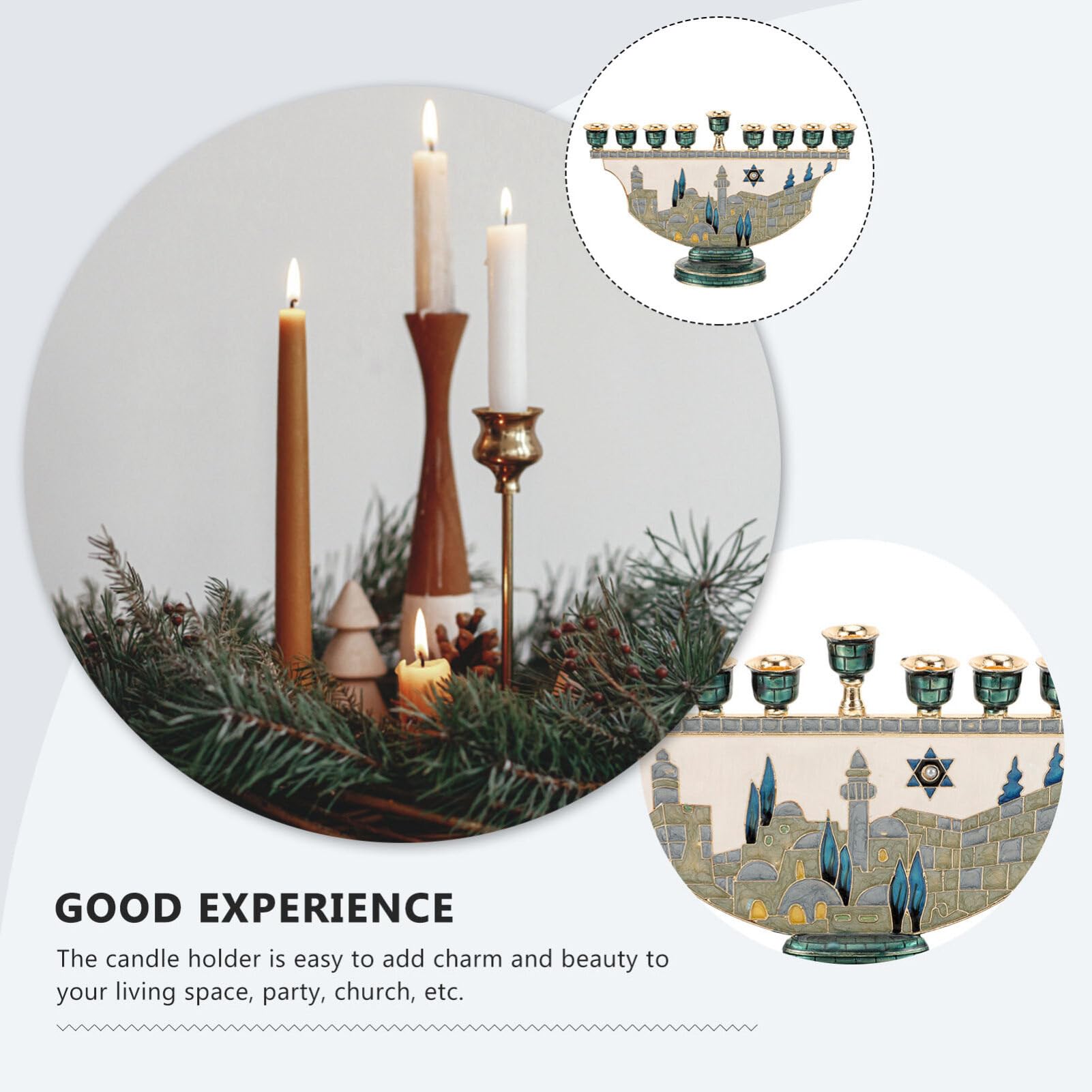 9-armige Hanukkah Menora Jeruz - Tables recensie en prijs