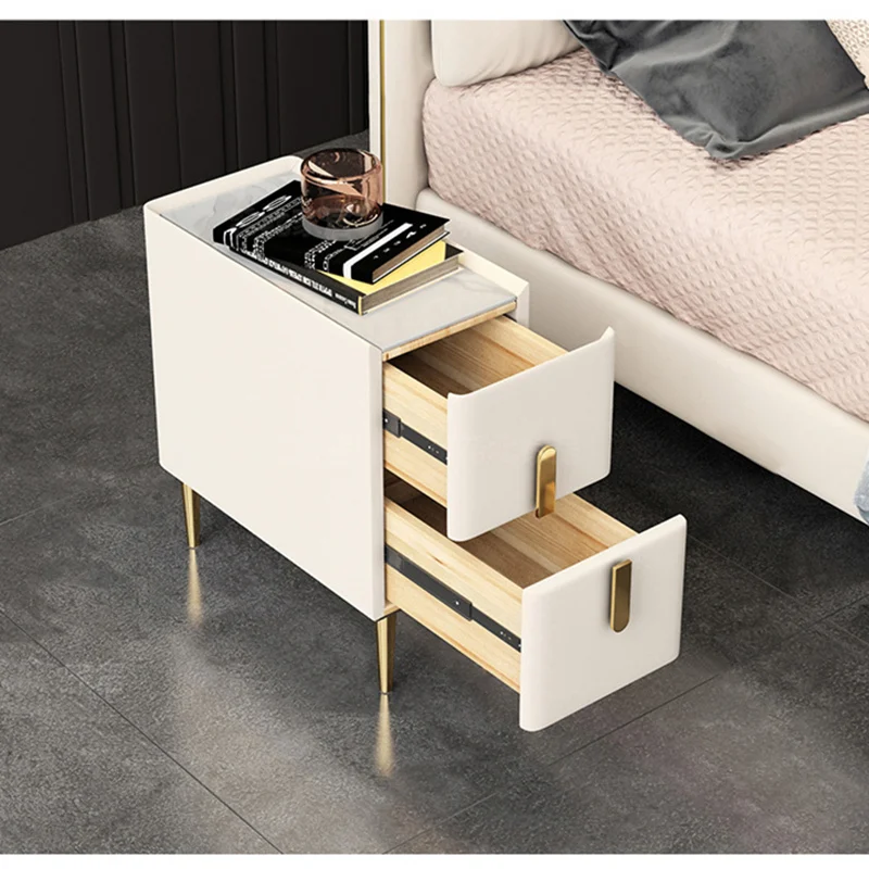 Massief houten nachtkastje met - Solid Wood Nightstand 2 Drawers recensie en prijs
