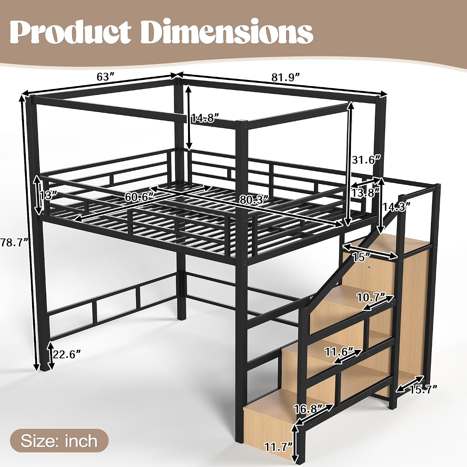 Queen Loftbed met opbergruimte - Canopy Bed Frame Metal Queen recensie en prijs