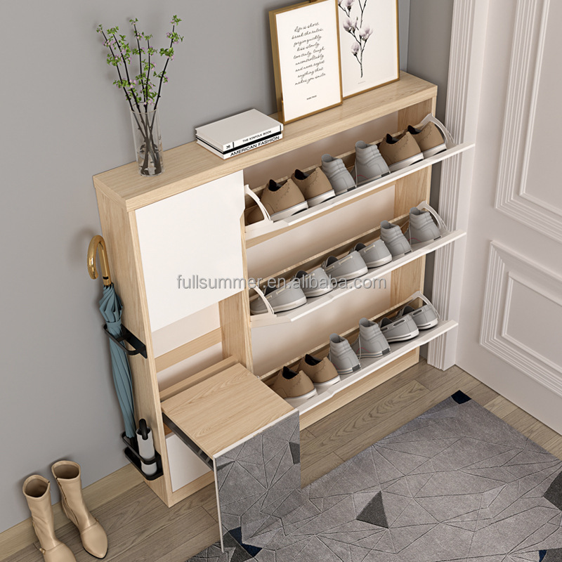 Smalle schoenenkast, 17cm/6.7  - Shoe Rack Cabinet Narrow Entryway recensie en prijs