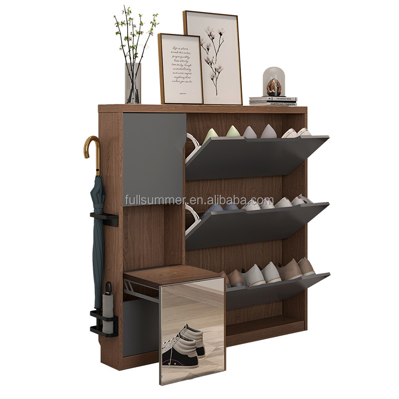 Smalle schoenenkast, 17cm/6.7  - Shoe Rack Cabinet Narrow Entryway recensie en prijs