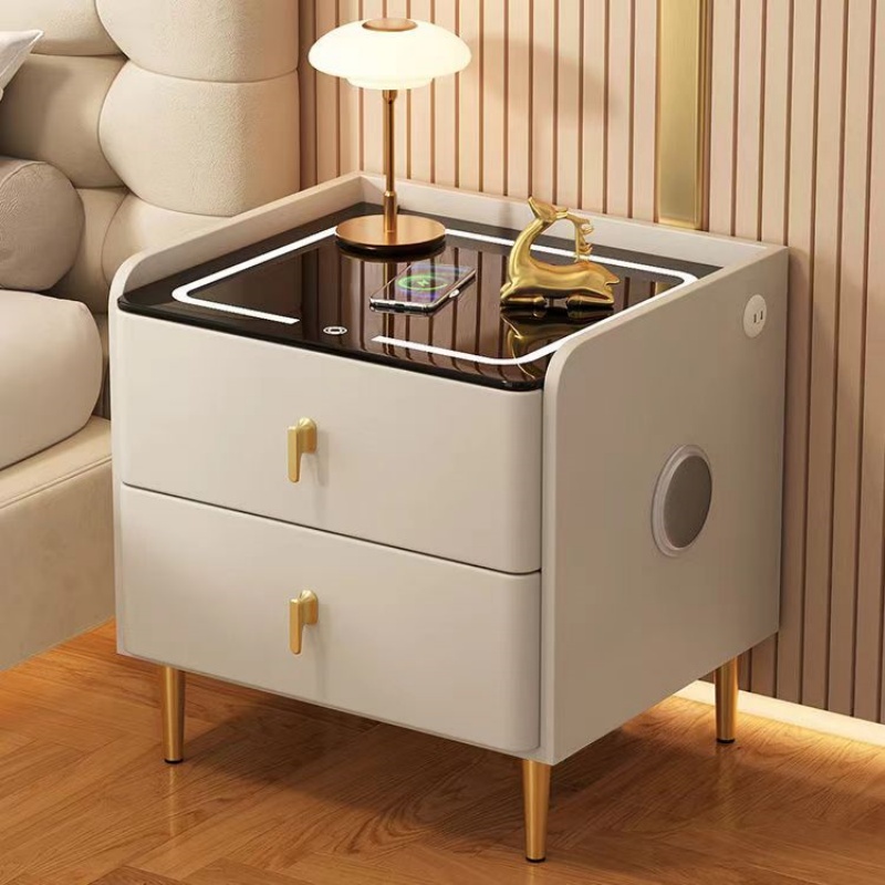 Houten nachtkastje in Scandina - Solid Wood Nightstand 2 Drawers recensie en prijs
