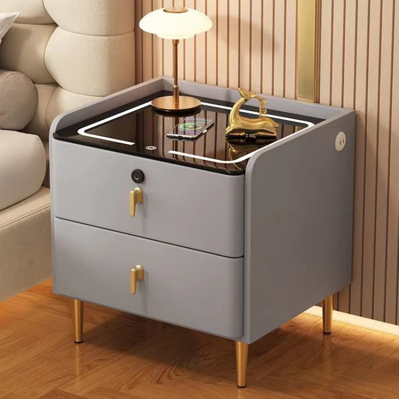 Houten nachtkastje in Scandina - Solid Wood Nightstand 2 Drawers recensie en prijs