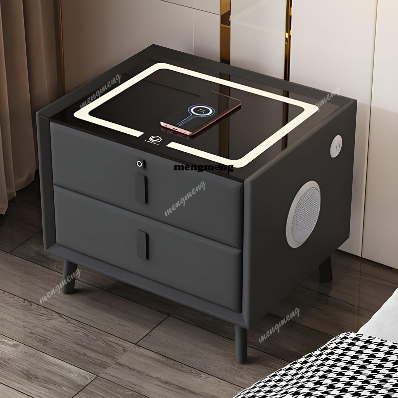 Massief houten slim nachtkastj - Solid Wood Nightstand 2 Drawers recensie en prijs