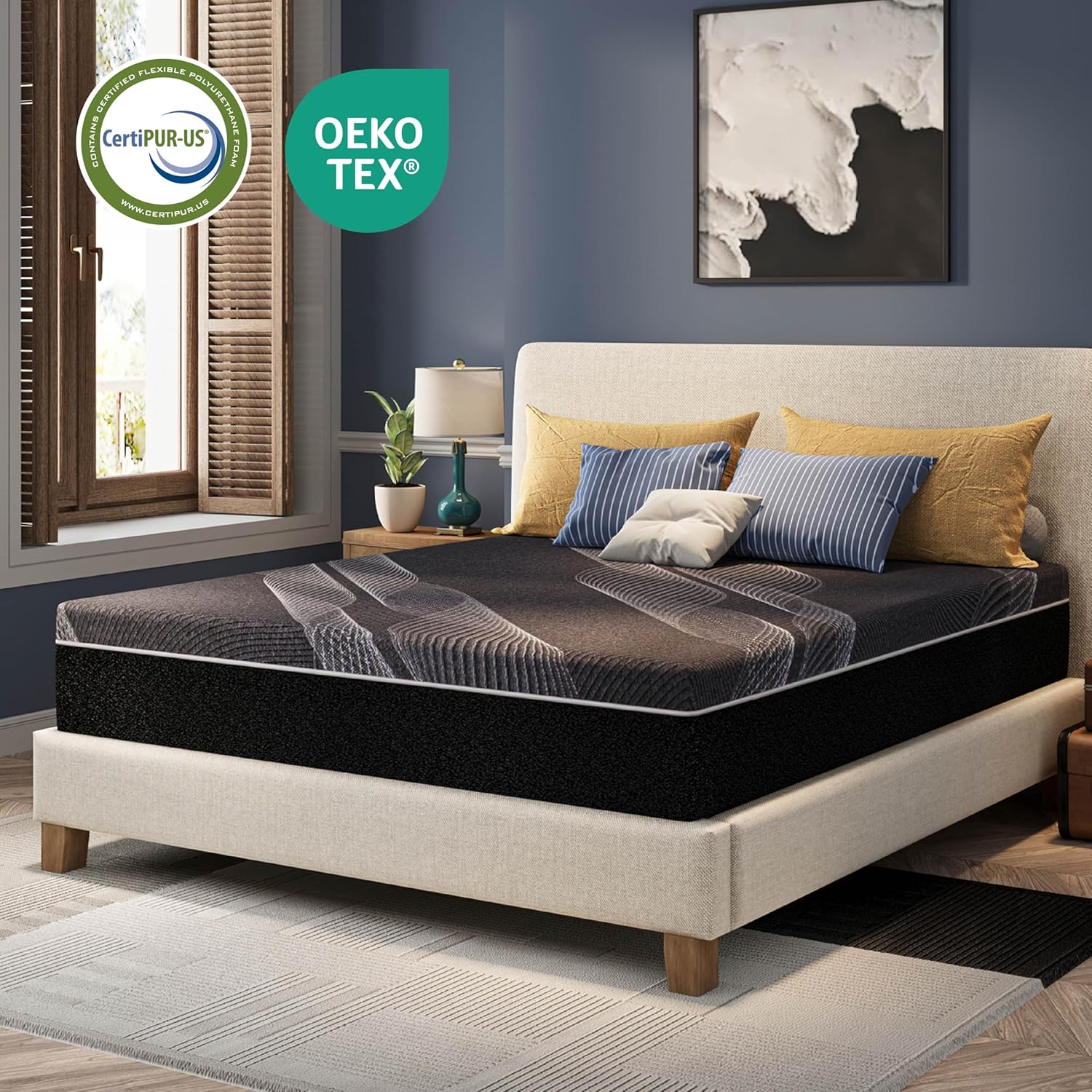 12 inch queensize matras, bamb - Memory Foam Mattress In A Box Queen recensie en prijs