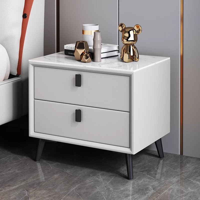 Scandinavische stijl massief h - Solid Wood Nightstand 2 Drawers recensie en prijs