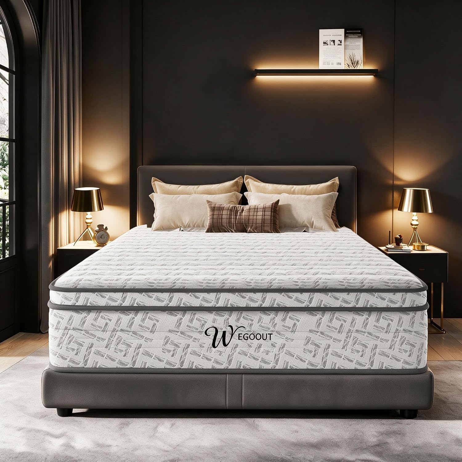 Queensize Matras 12 Inch, Medi - Memory Foam Mattress In A Box Queen recensie en prijs